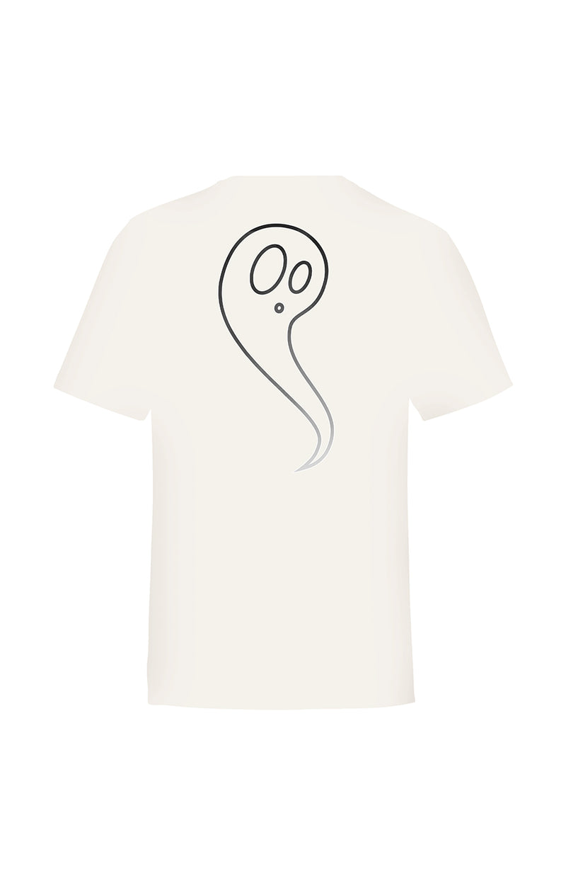 TEE-SHIRT RAAR GHOST " NOIR " BLANC