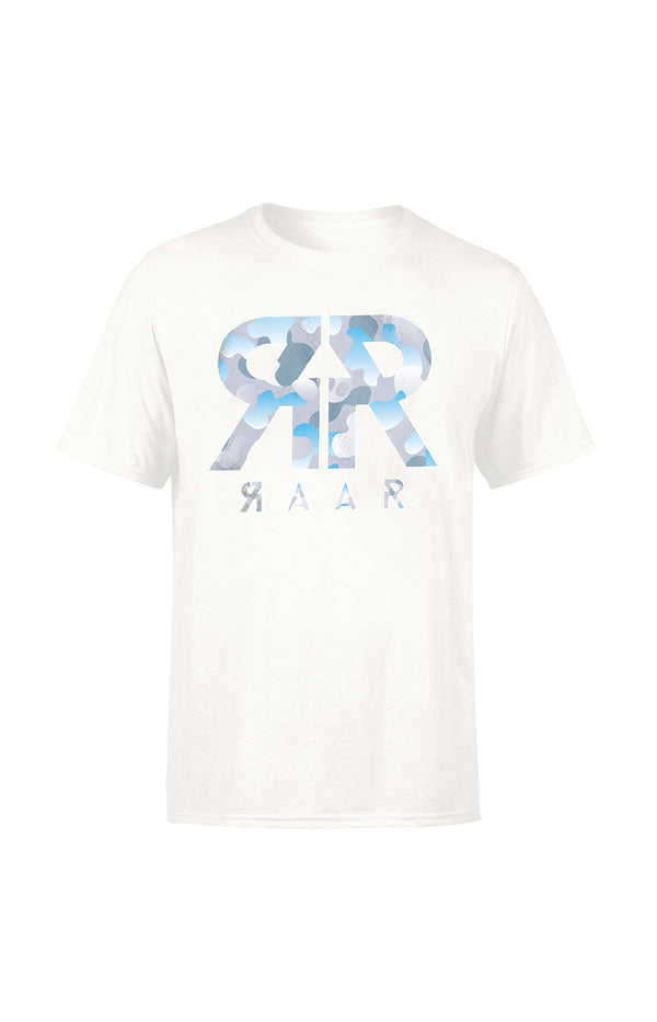 WHITE T-SHIRT RAAR "RR DOOB" 