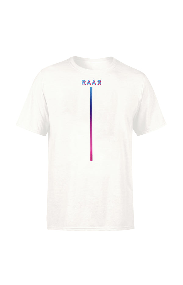 RAAR GHOST "GRADIANT" WHITE T-SHIRT 